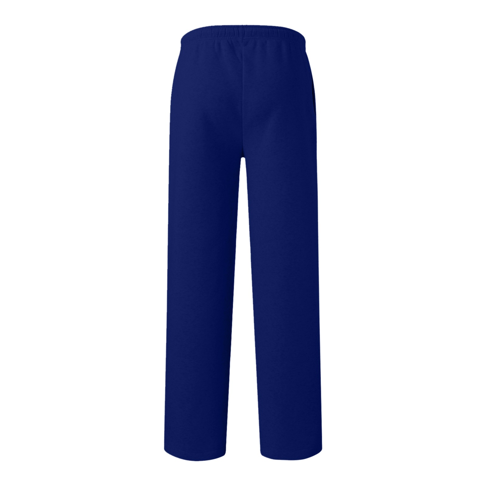 thumbnail image 5 of Pantalones de yoga de cintura alta con forro polar para mujer - Pierna ancha y recta, bolsillos para hacer ejercicio/uso informal (S-XXXL), 5 of 6